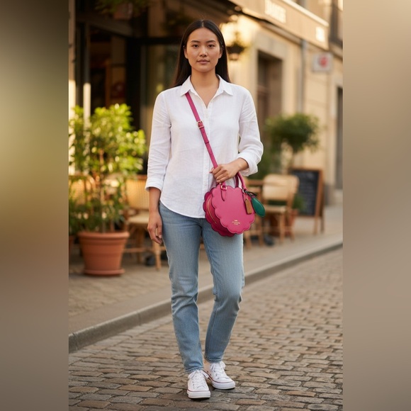 Coach Coach Raspberry Crossbody cr252 - Picture 10 of 14